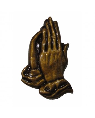 Gravură în formă de mâini în rugăciune