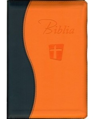 Biblia NTR portocaliu-bleumarin ed.III-a revizuita