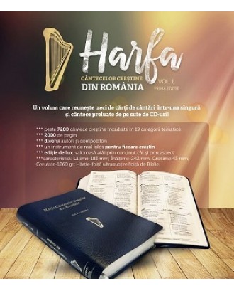 Harfa Cântecelor Creştine din România - vol.1 - ediţia 1, 7206 CÂNTĂRI